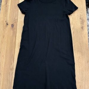 Michael Stars Black T-Shirt Dress